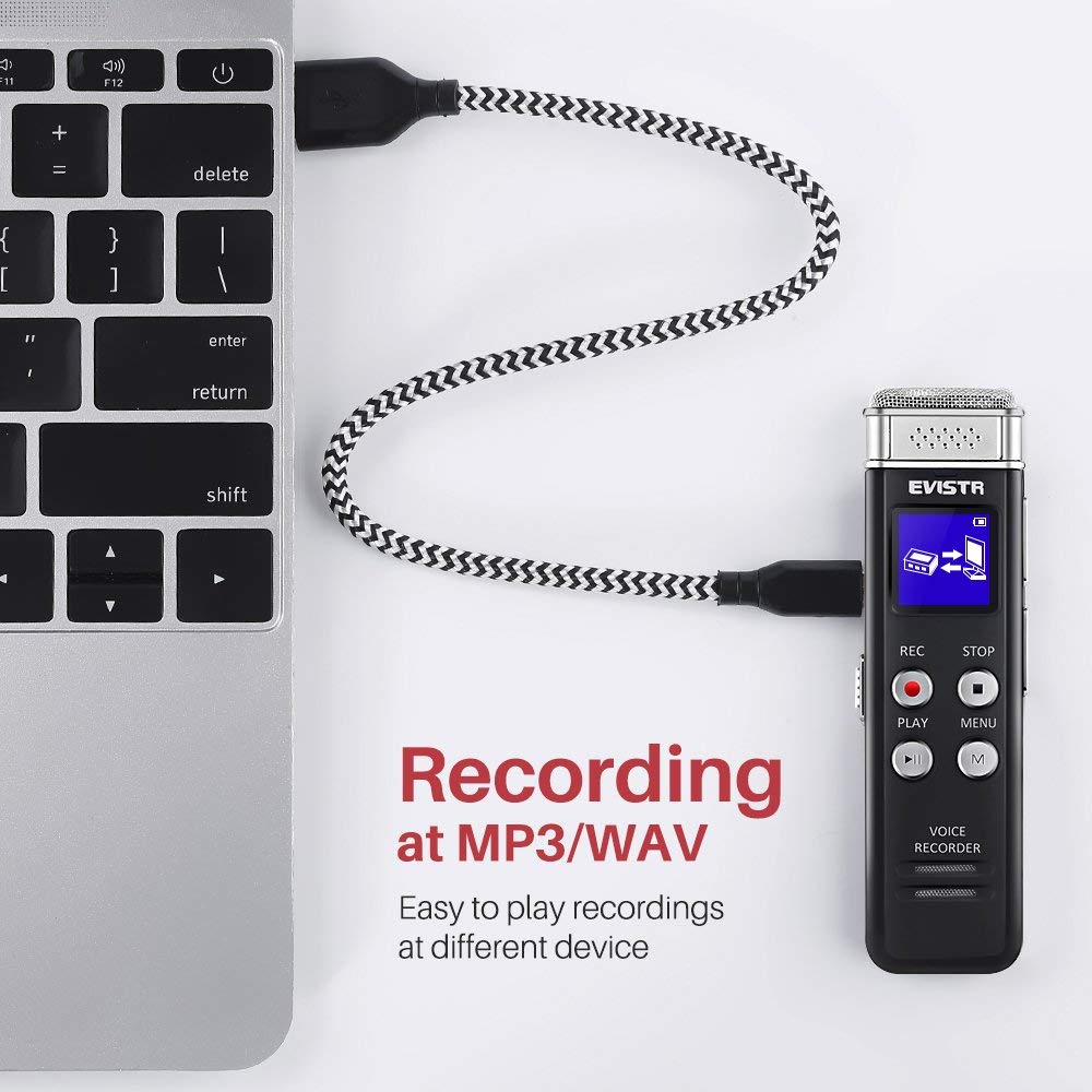 evistr v508 32gb digital voice recorder