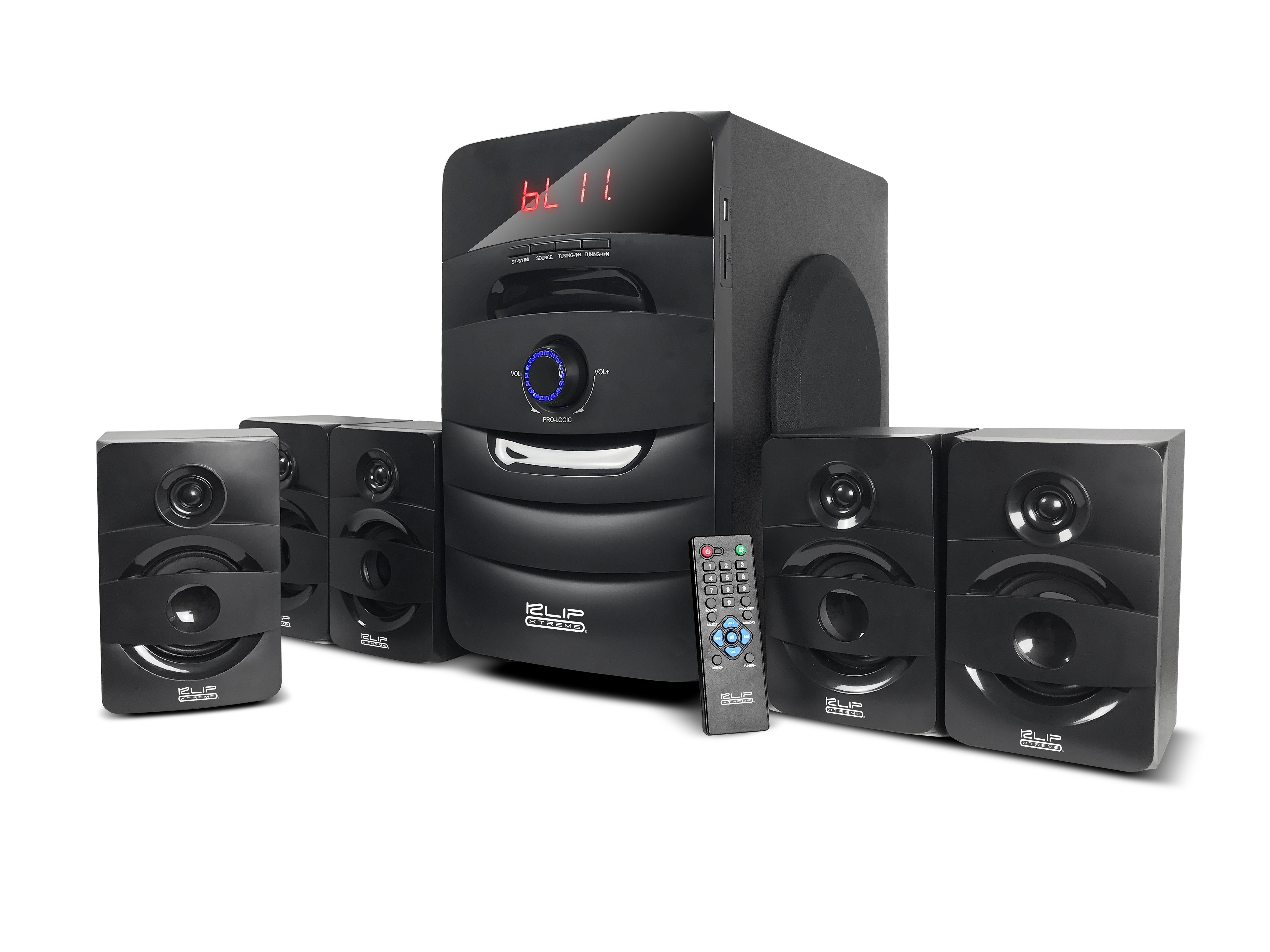 Klip Xtreme Cinematik 5.1 Surround Sound Speaker System Wizz