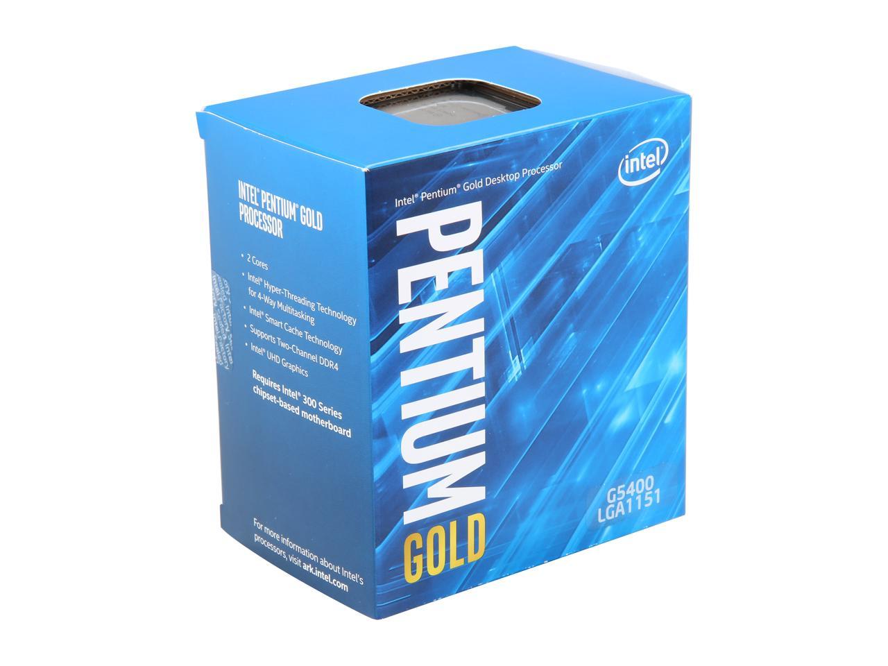 Intel® Pentium Gold ™ G5400 Processor Wizz Computers Ltd