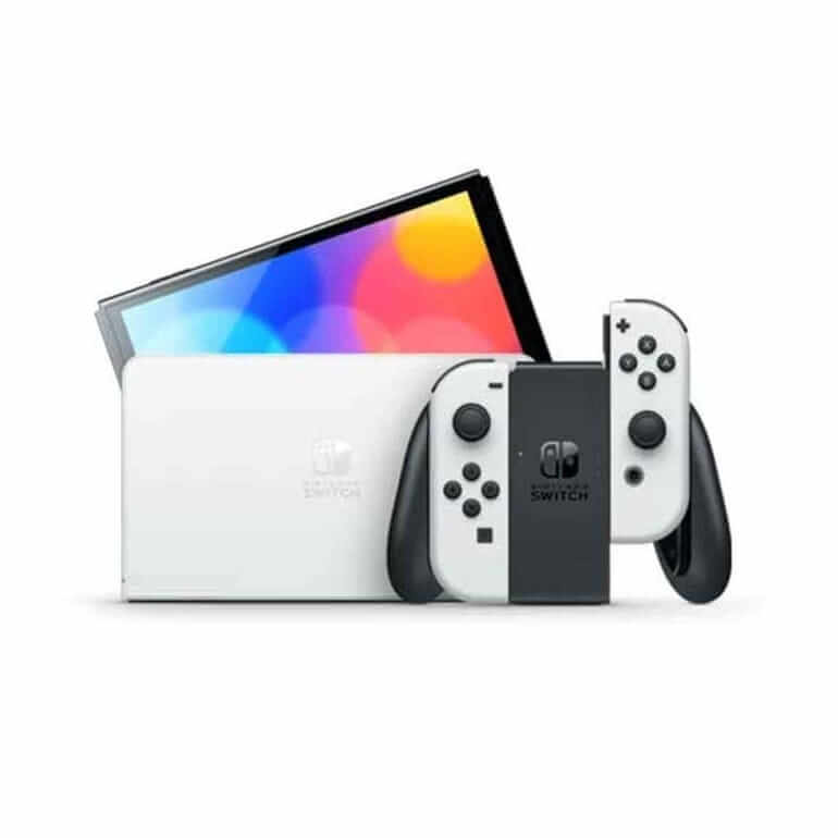 NIN-HEG-S-KAAAA NINTENDO SWITCH – OLED MODEL W/ WHITE JOY-CON