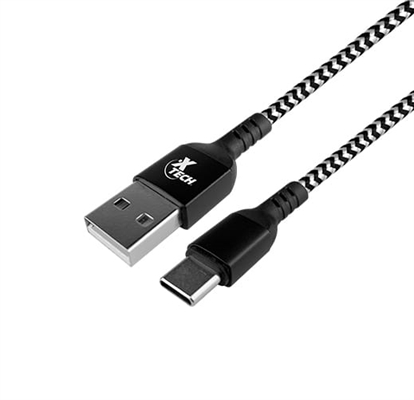 XTC-511 AB004XTK82 XTECH USB 2.0 A M TO USB TYPE C M BRAIDED CABLE ...