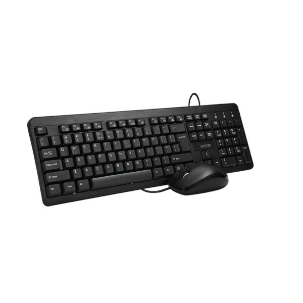 UNNO KEYBOARD & MOUSE COMBO KLASS USB ENGLISH - KB6726BK