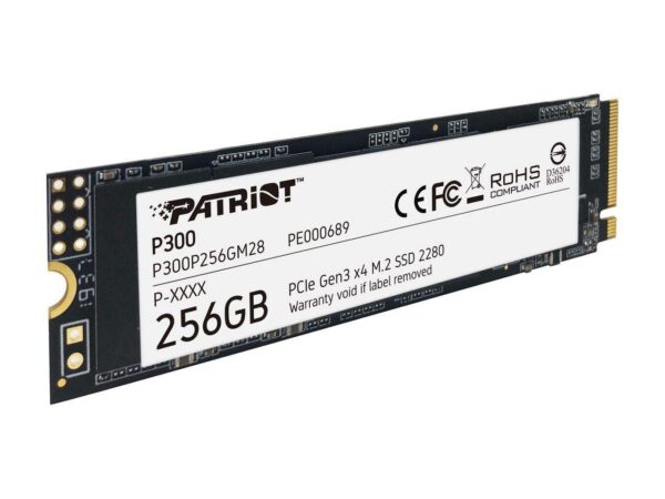 PATRIOT P300P256GM28 P300 256GB M.2 2280 PCIE GEN3 X4 SSD