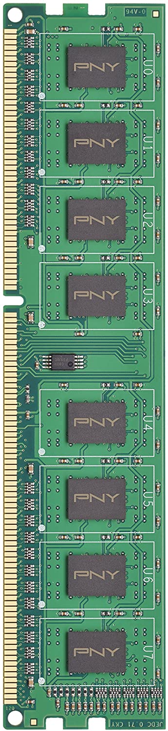 PNY 4GB UDIMM DDR3-1600MHZ (P/N: MD4GSD31600BL)