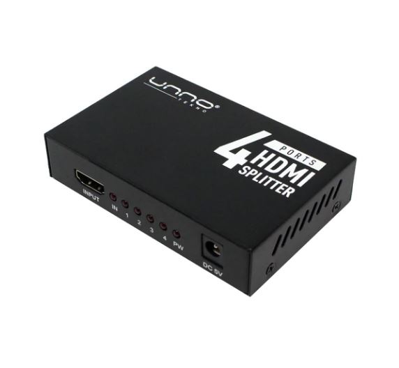 UNNO TEKNO HB1205BK SPLITTER HDMI 4 PORT