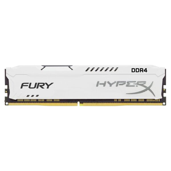 Kingston Technology HyperX Fury White 8GB 3200MHz DDR4 CL18 DIMM1Rx8 Memory HX432C18FW2/8