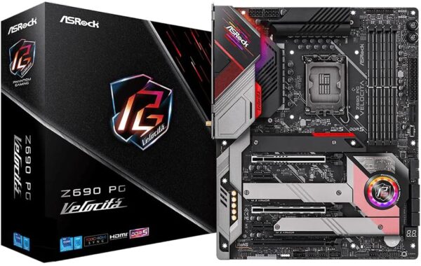 ASROCK Z690 PG/V VELOCITA MOTHERBOARD LGA1700 12THGEN DDR5