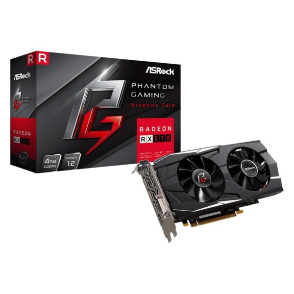 ASROCK AMD RADEON RX 570 4GB GDDR5 OC PHANTON GAMING VIDEO CARD