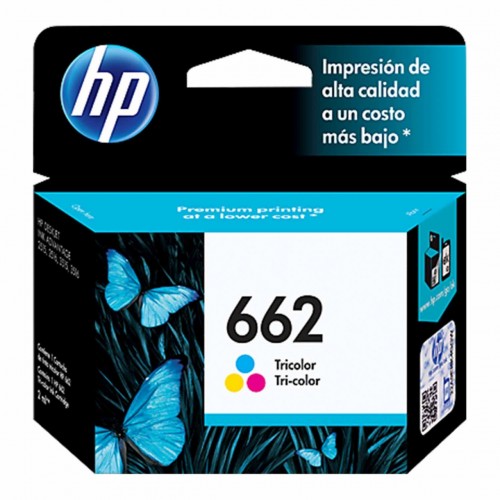 HP CZ104AL 662 TRICOLOR INK CARTRIDGE