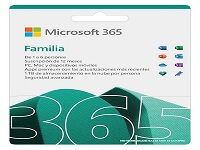 6GQ-01563 MICROSOFT® M365 FAMILY ENGLISH MEDIALESS