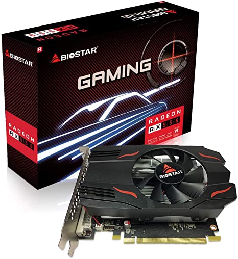 BIOSTAR AMD RADEON RX 550 4GB GDDR5 128BIT VA5515RF41 VIDEO CARD