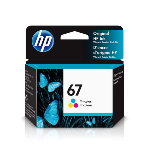 HP 67 TRI-COLOR INK CARTRIDGE 3YM55AN