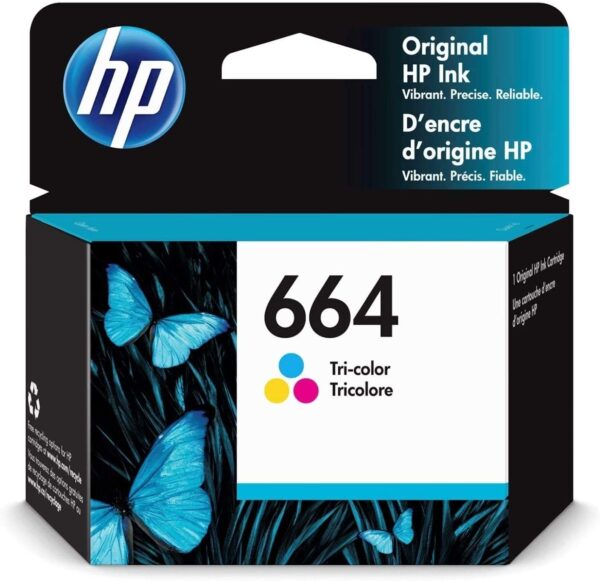 HP F6V28AL 664 TRI-COLOR INK CARTRIDGE