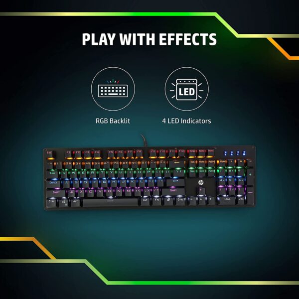 HP-GK100 HP WIRED MECHANICAL KEYBOARD