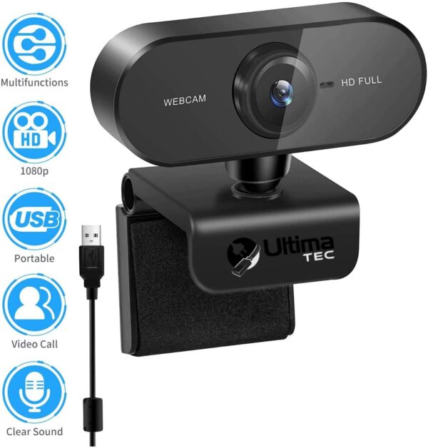 ULTIMA-TEC PC USB WEBCAM 1080P