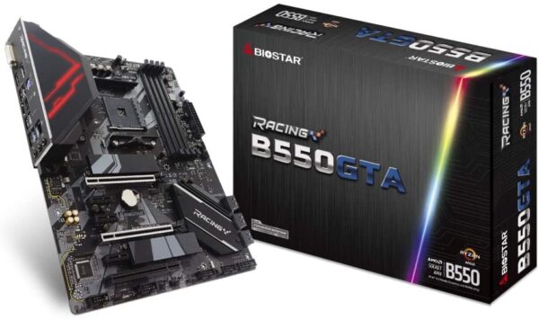 BIOSTAR MOTHERBOARD AMD RYZEN AM4 B550GTA