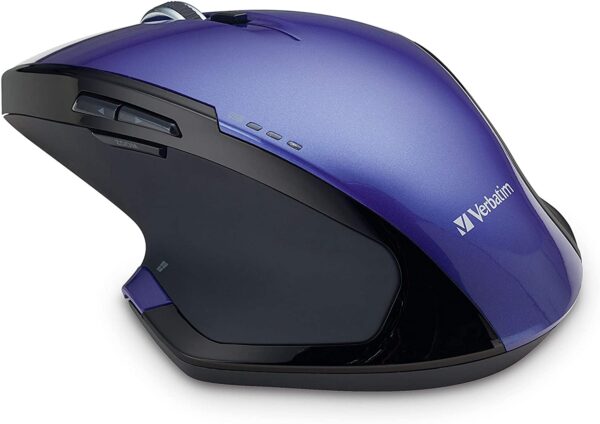 99019,99020 VERBATIM WIRELESS DESKTOP 8-BUTTON DELUXE BLUE LED MOUSE