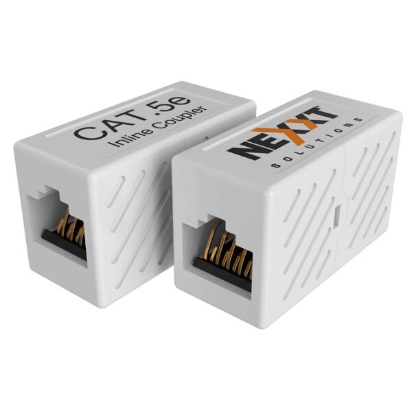 NEXXT IN-LINE COUPLER MODULE CAT5E WH