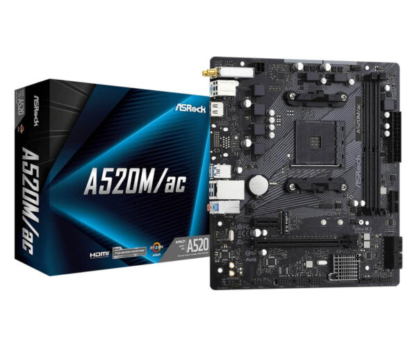 ASROCK A520M -HVS AM4 MOTHERBOARD