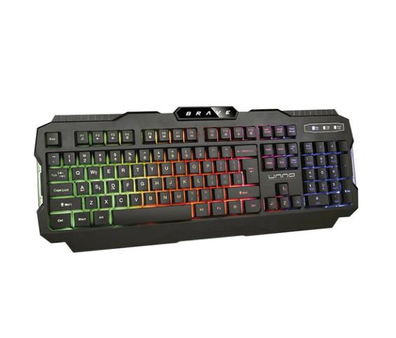 UNNO TEKNO KB6781BK KEYBOARD BRAVE GAMING USB