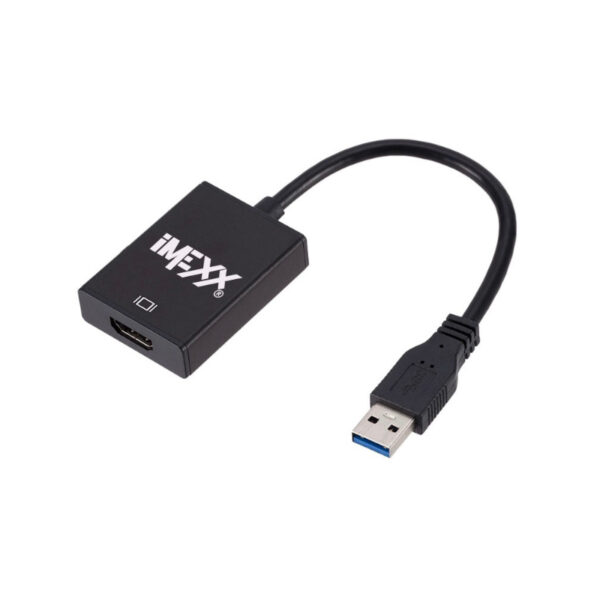 IMEXX-19915 VIDEO ADAPTER - USB 3.0 (M) TO HDMI (F)