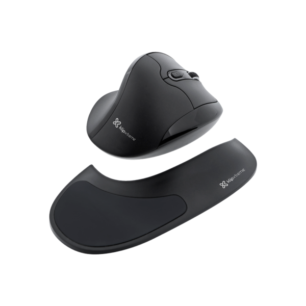 KLIPX MOUSE WIRELESS 2.4 GHZ BLACK RESTING PAD BUS