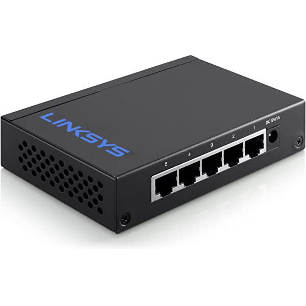 LINKSYS LGS105 5 PORT DESKTOP GIGABIT SWITCH