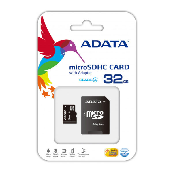 ADATA 32GB microSDHC/SDXC UHS-I U1 Class 10 Memory Card with Adapter