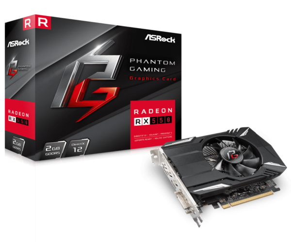 ASROCK RADEON RX 550 2GB GDDR5 128BIT PHANTOM GAMING