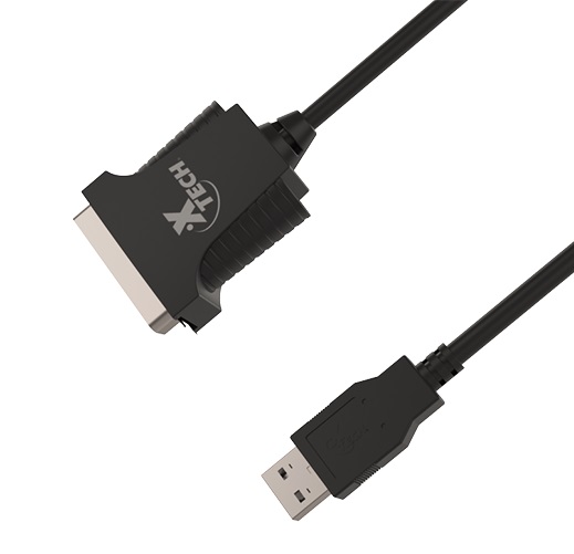 XTC-318 AB004XTK19 XTECH USB-A TO C36 PARALLEL PRINTER ADAPTER CABLE