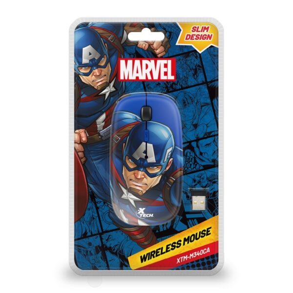 XTECH MARVEL CAPTAIN AMERICA MOUSE - XTM-M340CA