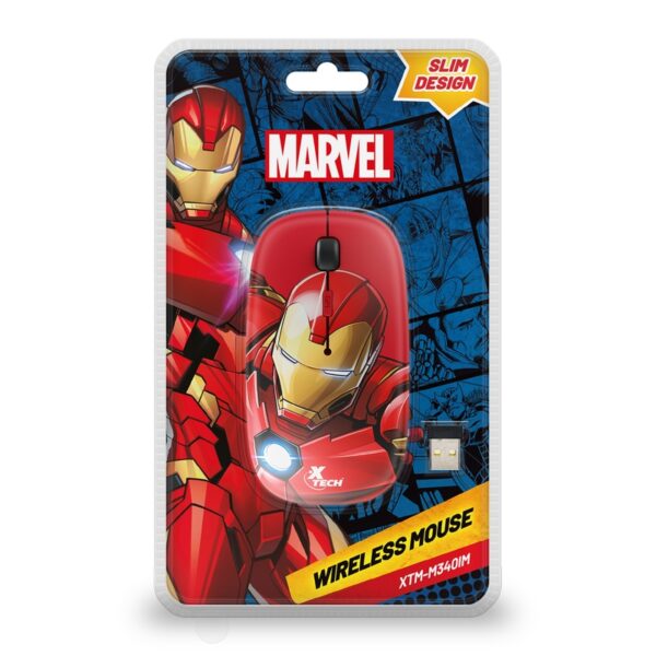 XTECH MARVEL IRON MAN WIRELESS MOUSE - XTM-M340IM