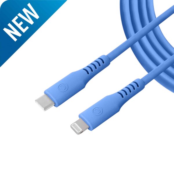 UNNO TEKNO CB4074 CABLE TYPE C TO LIGHTNING - BLUE 1.5M