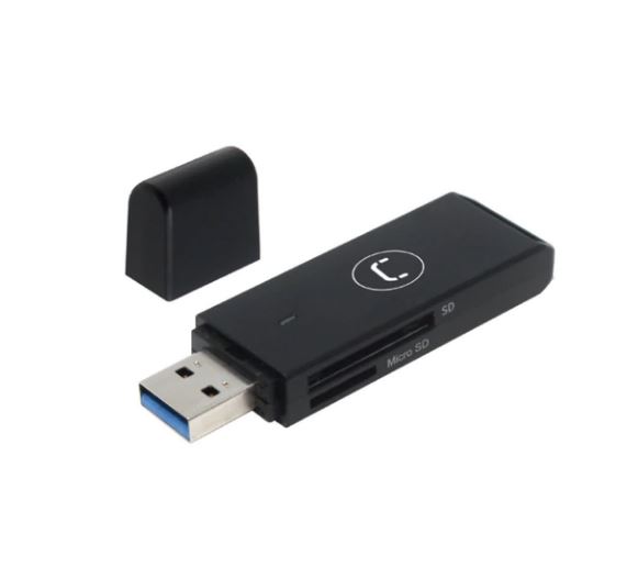 UNNO TEKNO CARD READER USB - CR1004BK