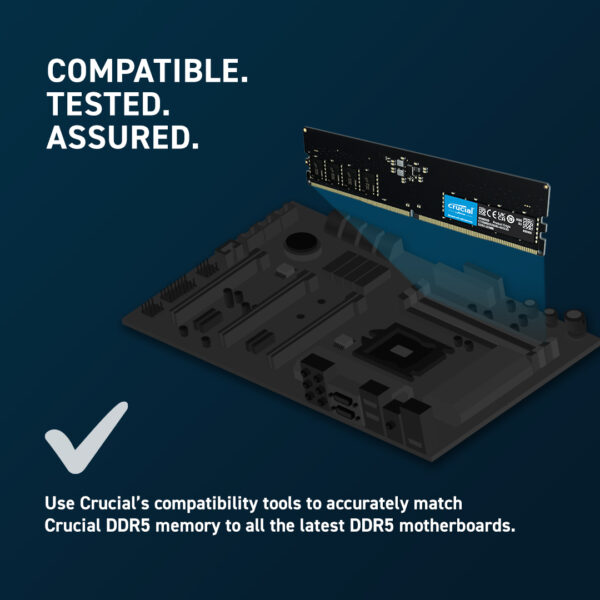 CRUCIAL 16GB DDR5-4800 UDIMM CT2K16G48C40U5