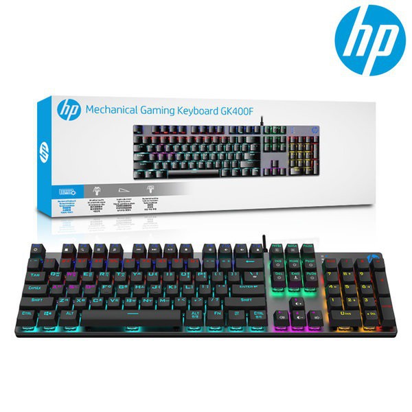 HP GK400 RGB LIGHT MECHANICAL GAMING KEYBOARD