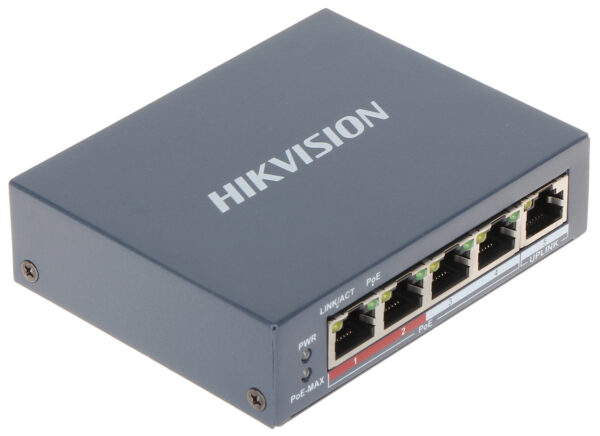 HIKVISION 4 PORT UNMANAGED POE SWITCH