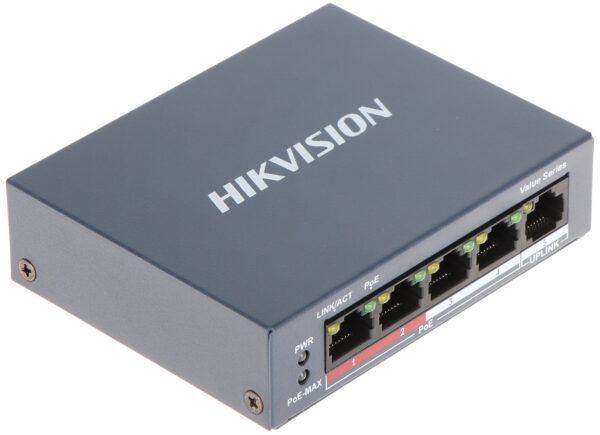 HIKVISION 4 PORT UNMANAGED POE SWITCH