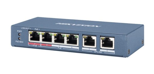 HIKVISION 6 PORT UNMANGED POE SWITCH