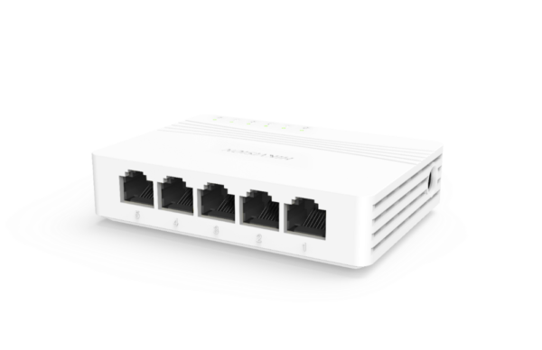 HIKVISION 5 PORT GIGABIT UNMANAGED DESKTOP SWITCH