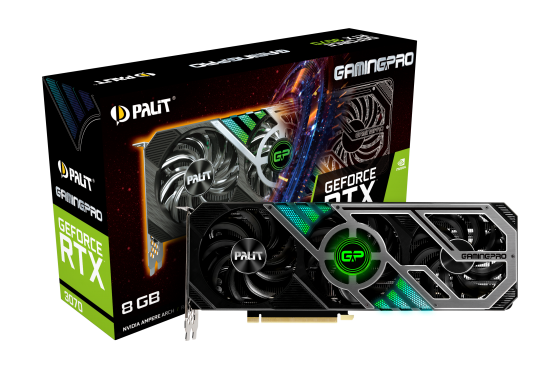 NE63070019P2-1041A VIDEO CARD GAMING PRO GEFORCE RTX3070 GDDR6 8G