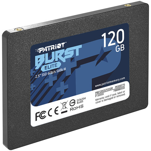 PATRIOT PBE120GS25SSDR BURST ELITE 120GB SATA3 SSD 2.5