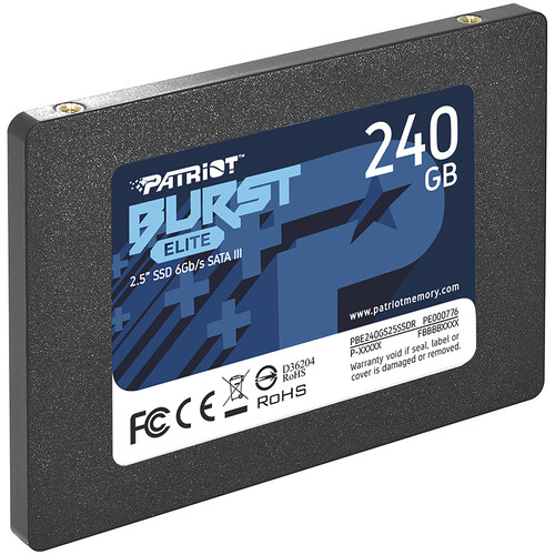 PATRIOT PBE240GS25SSDR BURST ELITE 240GB SATA3 SSD