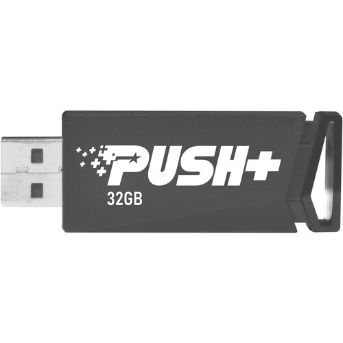 Patriot Push+ 32GB Flash Drive - PSF32GPSHB32U