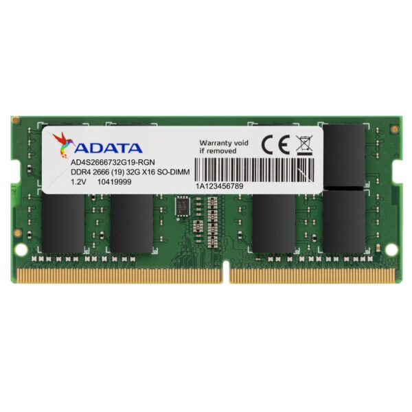 ADATA SO-DIMM DDR4 8GB 2666MHZ LAPTOP MEMORY