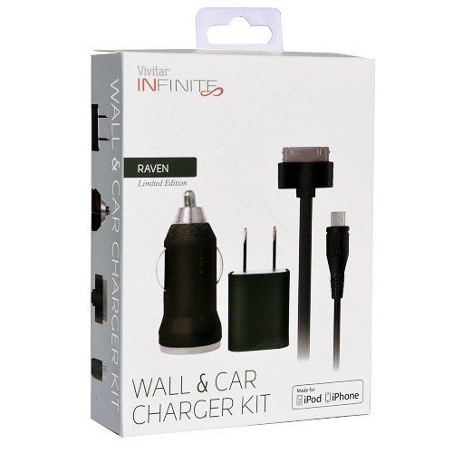 VIVITAR INFINITE WALL & CAR CHARGER KIT V1089-C