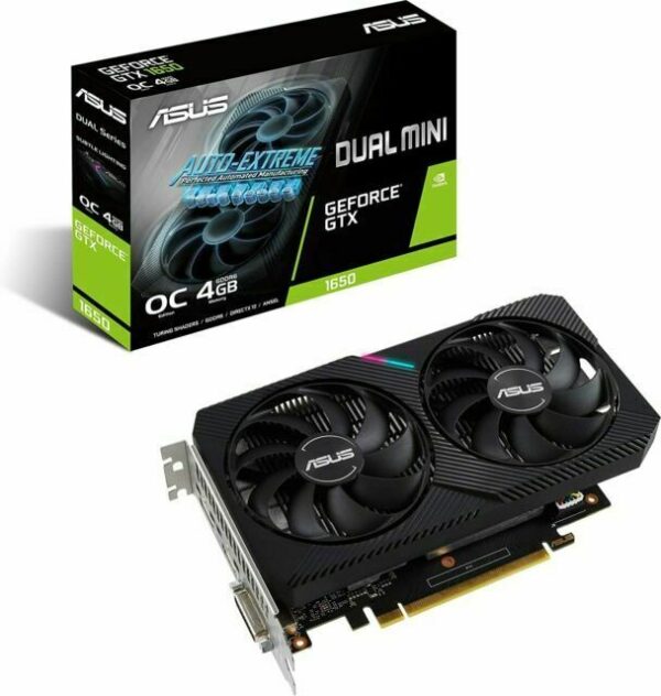 ASUS GEFORCE GTX 1650 4GB GDDR6 128-BIT DUAL MINI 90YV0EH8-MVAA00