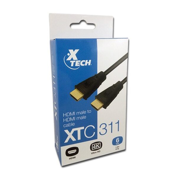 XTECH 6FT HDMI CABLE XTC-311