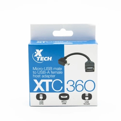 XTC-360 ABOO4XTK52 XTECH OTG MICRO USB TO USB (F)