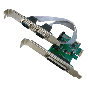 AGILER PCI Express Card Serial Parallel AGI-5325